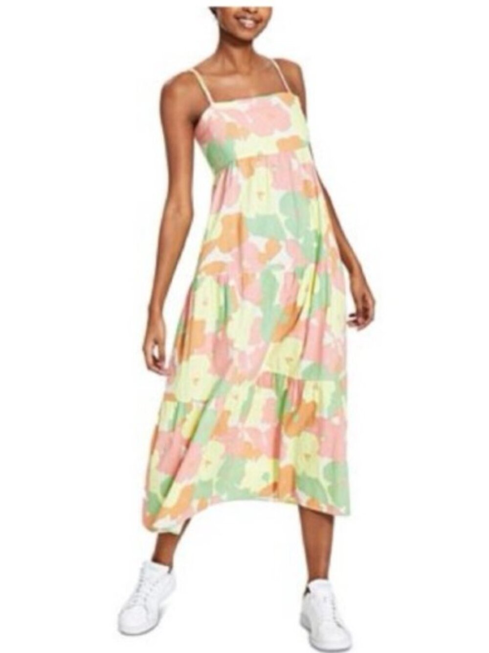 NEW Social Standard by Sanctuary Midi Floral Summer Sun Dress Size S